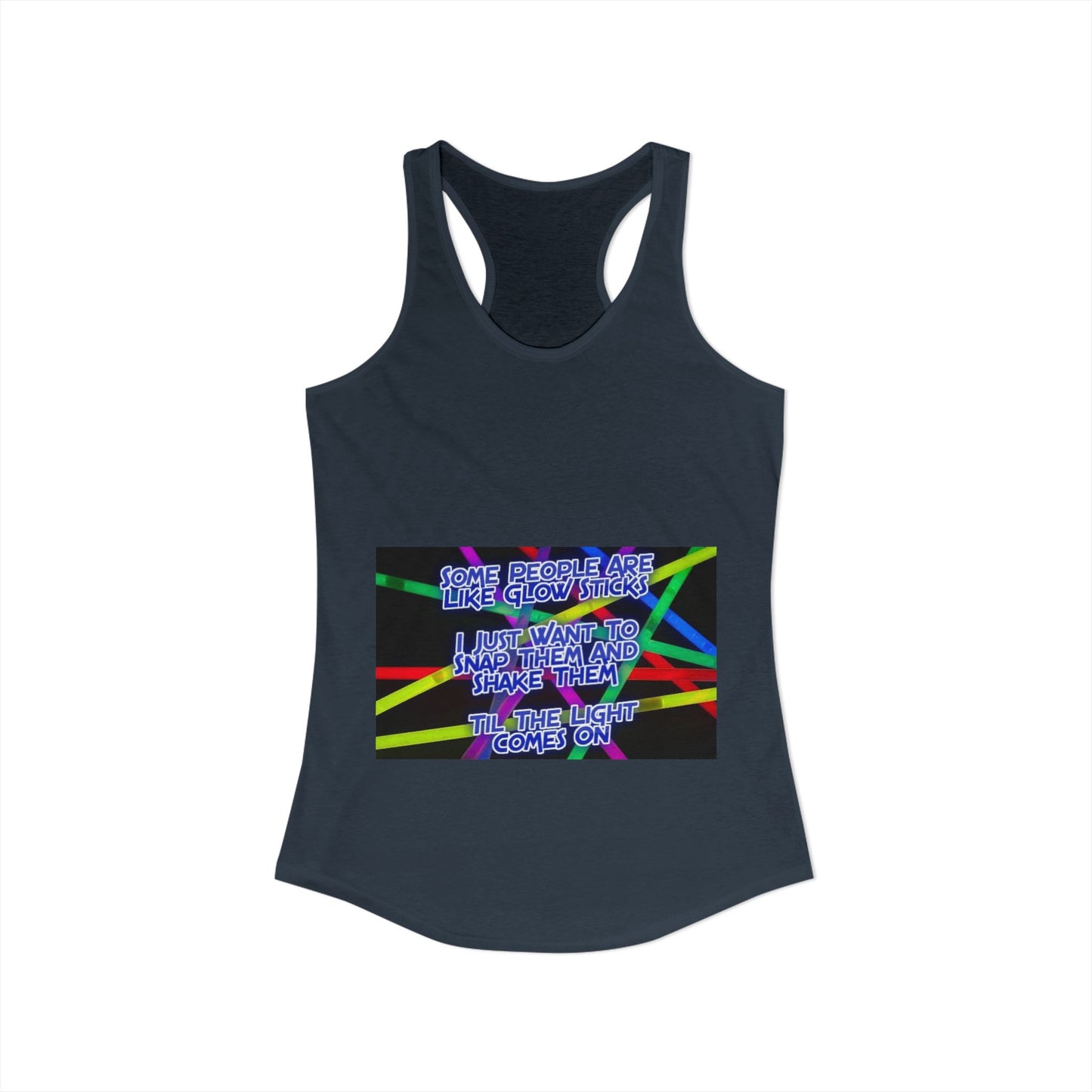 Glow Sticks Women's Racerback Tank