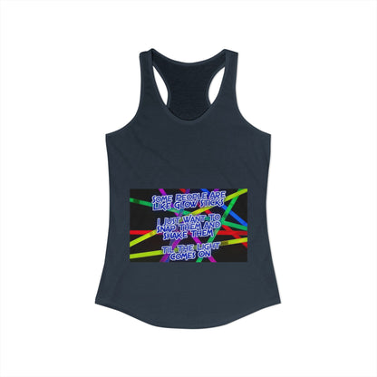 Glow Sticks Women's Racerback Tank