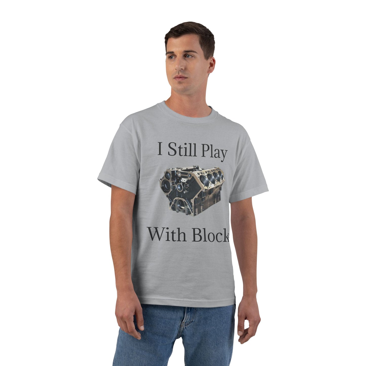 Play With Blocks Men's Short-Sleeve Crewneck Tee