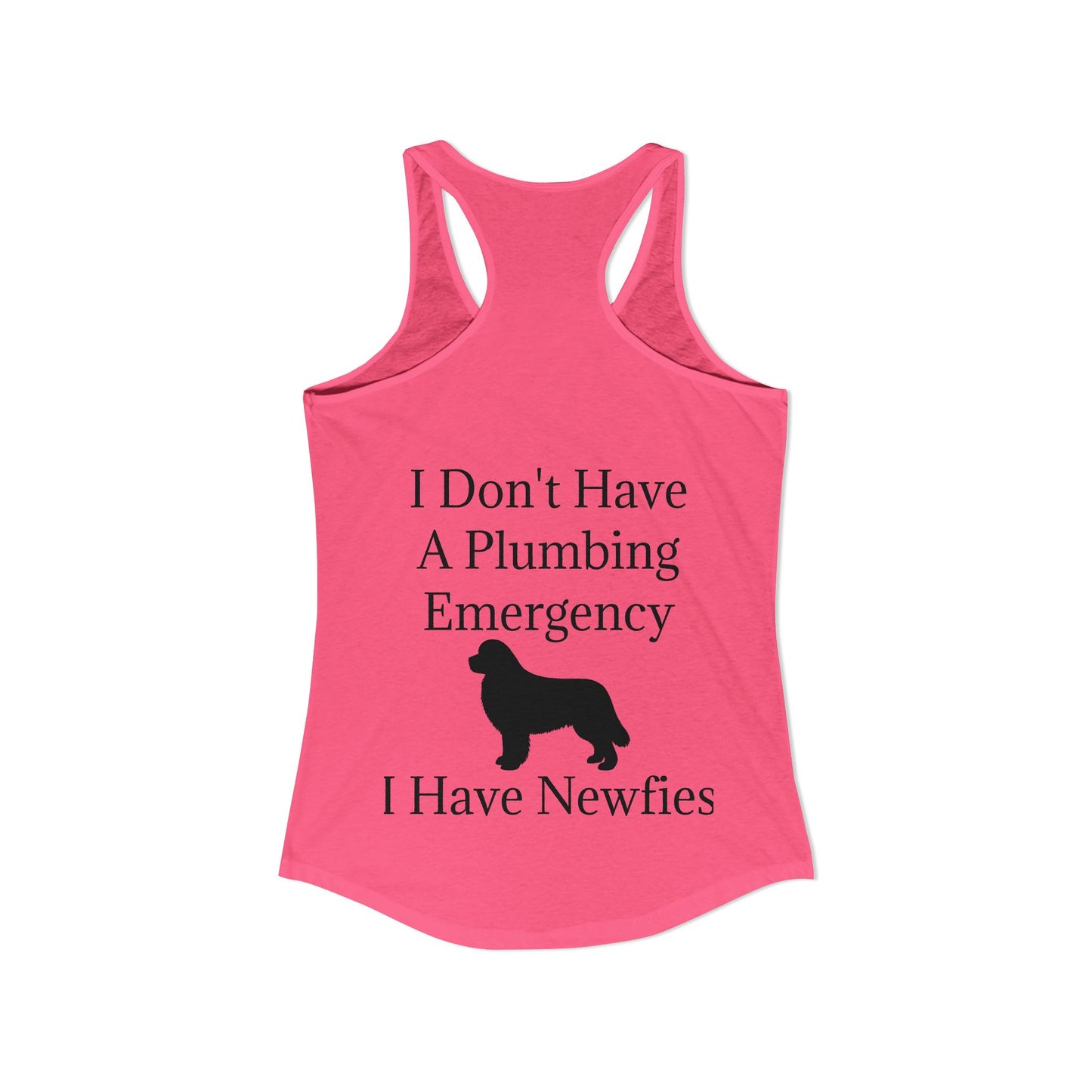 Plumbing Emergency Women's Racerback Tank