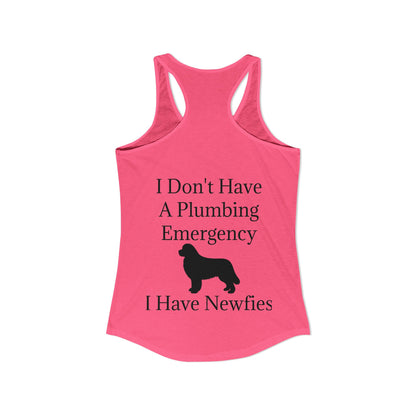 Plumbing Emergency Women's Racerback Tank