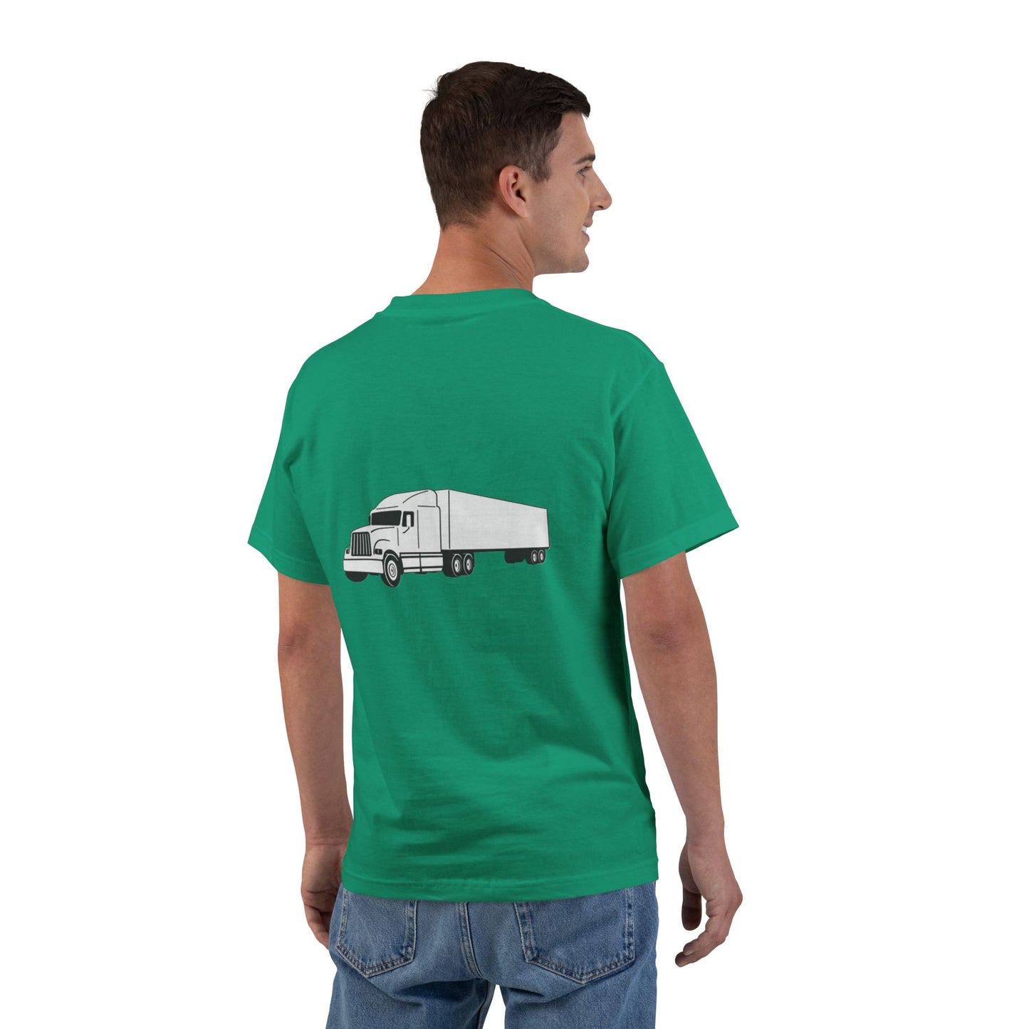 Semi Truck Men's Short-Sleeve Crewneck Tee