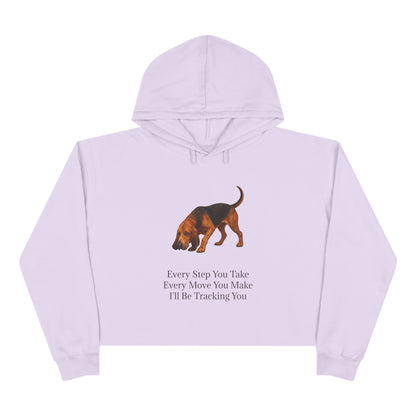 Tracking You Women's Crop Hoodie