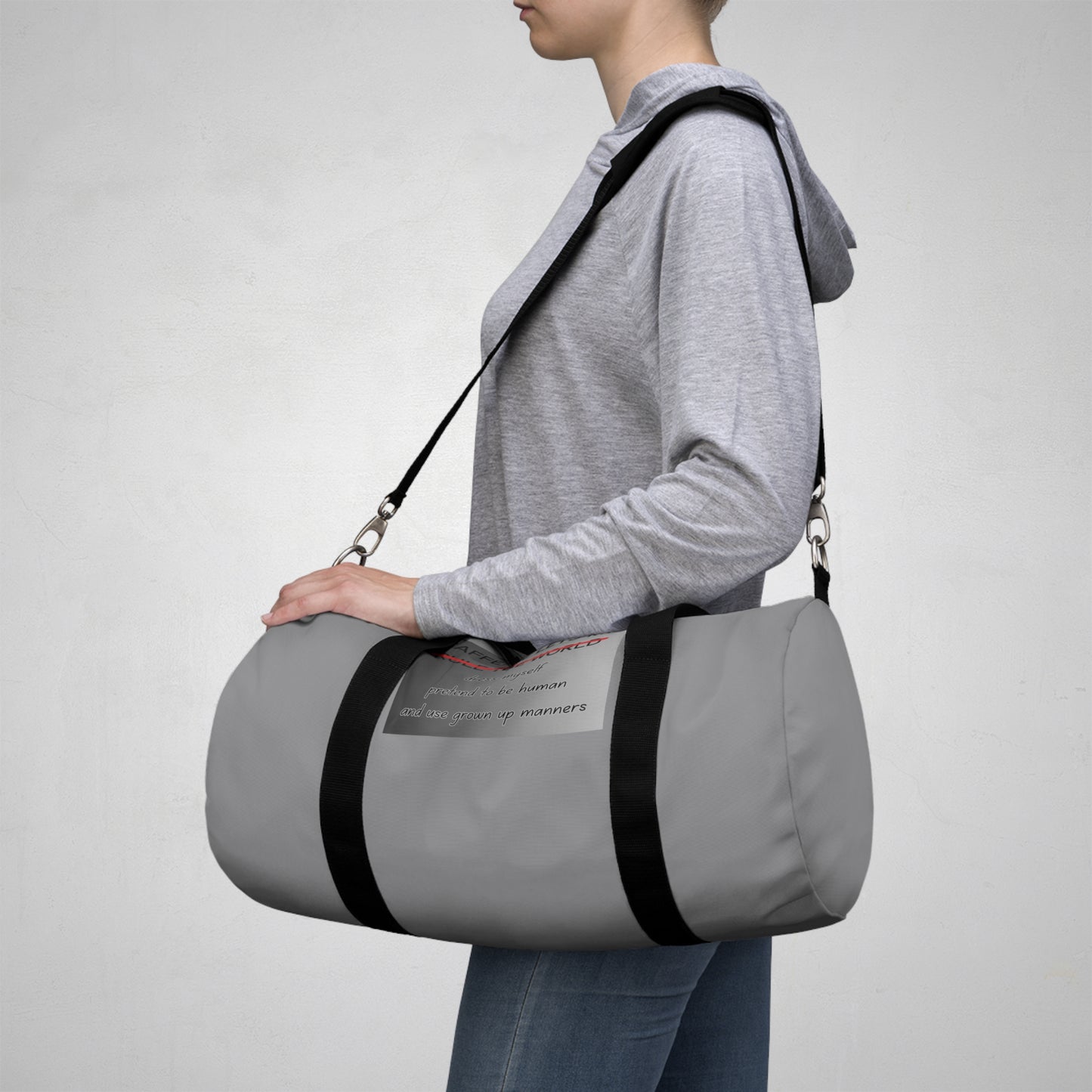 Caffeine Lets Me Duffel Bag