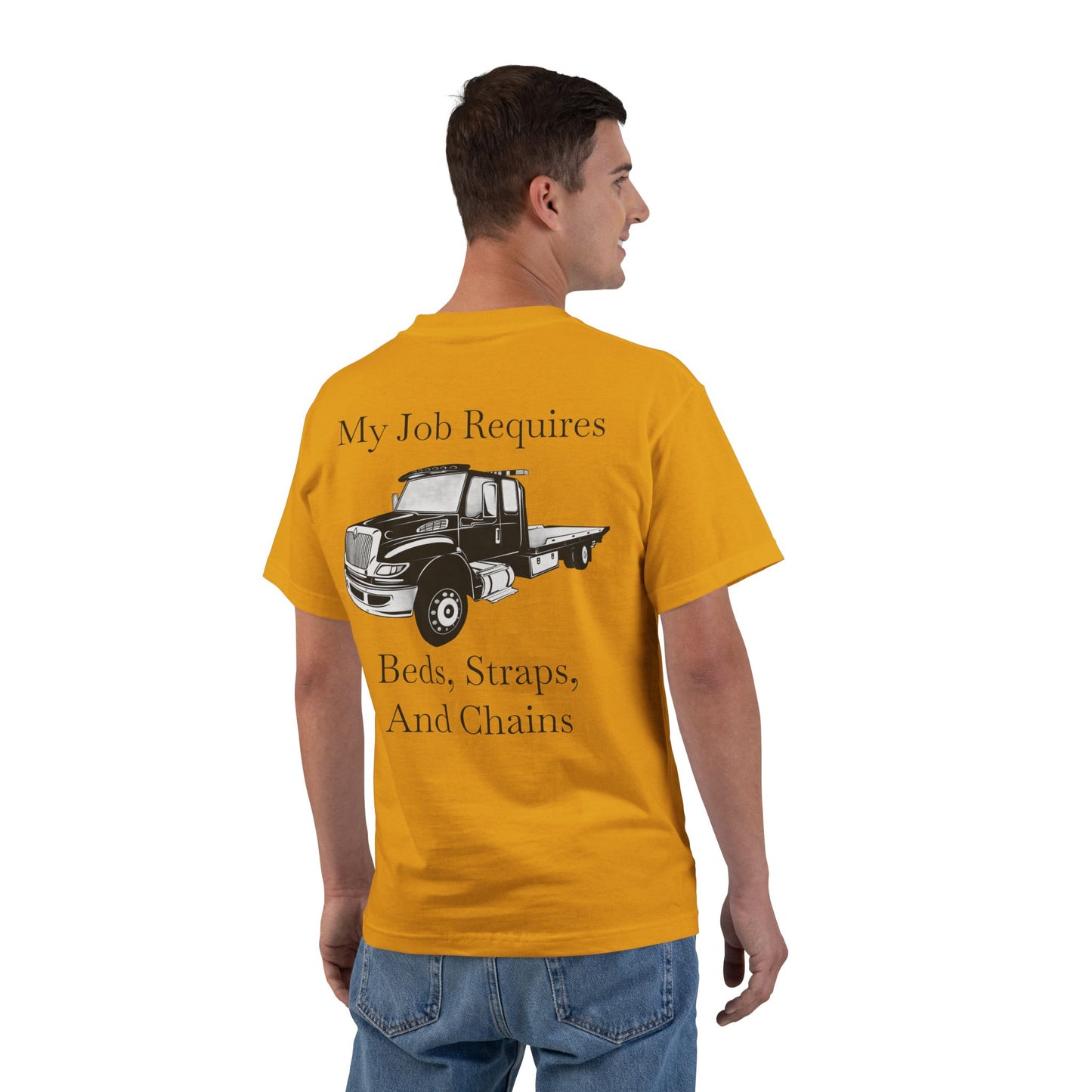 Beds, Straps, And Chains Men's Short-Sleeve Crewneck Tee
