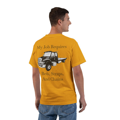 Beds, Straps, And Chains Men's Short-Sleeve Crewneck Tee