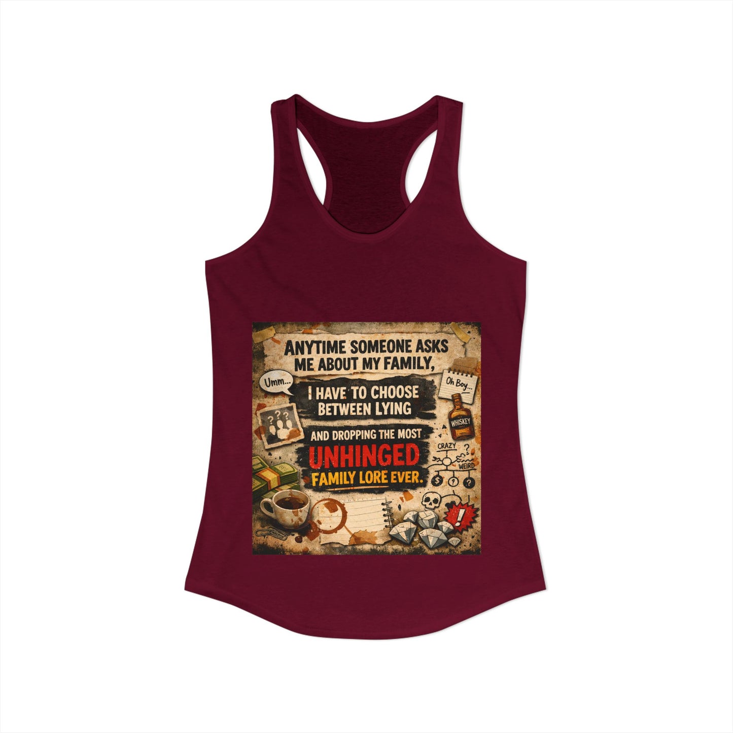 Unhinged Family Women's Racerback Tank