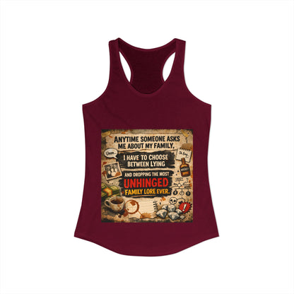 Unhinged Family Women's Racerback Tank
