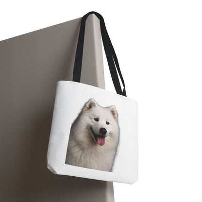 Samoyed Head Tote Bag