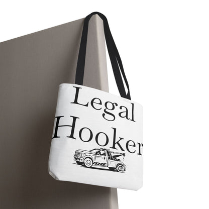 Legal H**ker Wheel Lift Tow Truck Tote Bag