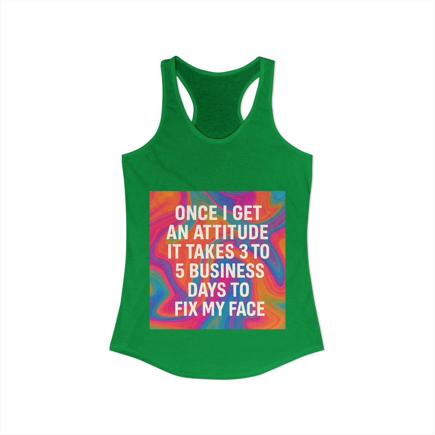 Fix My Face Women's Racerback Tank