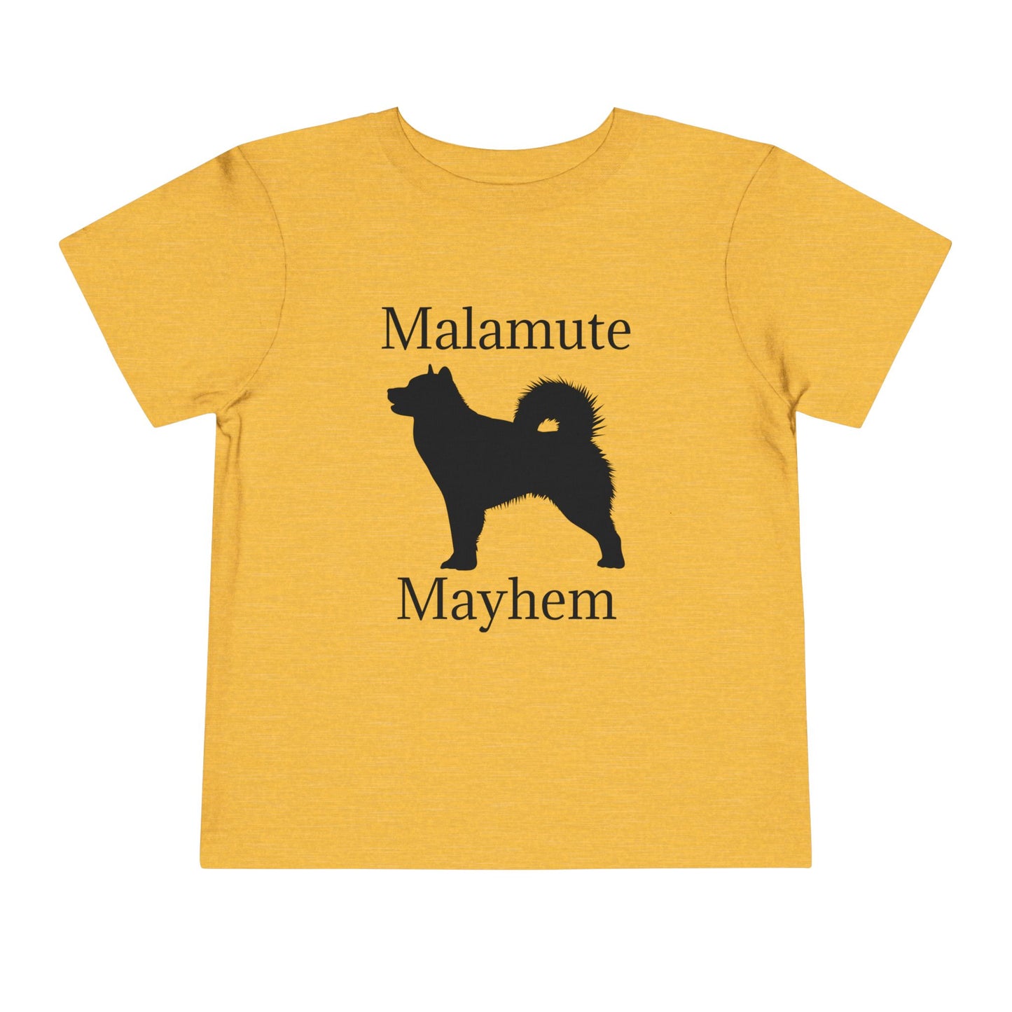 Malamute Mayhem Toddler Unisex Short Sleeve Crewneck Tee