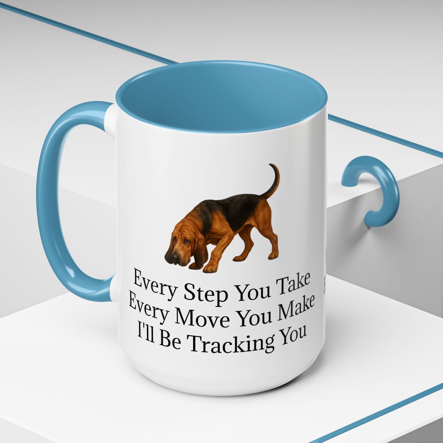 Tracking You 2-Tone Coffee Mug