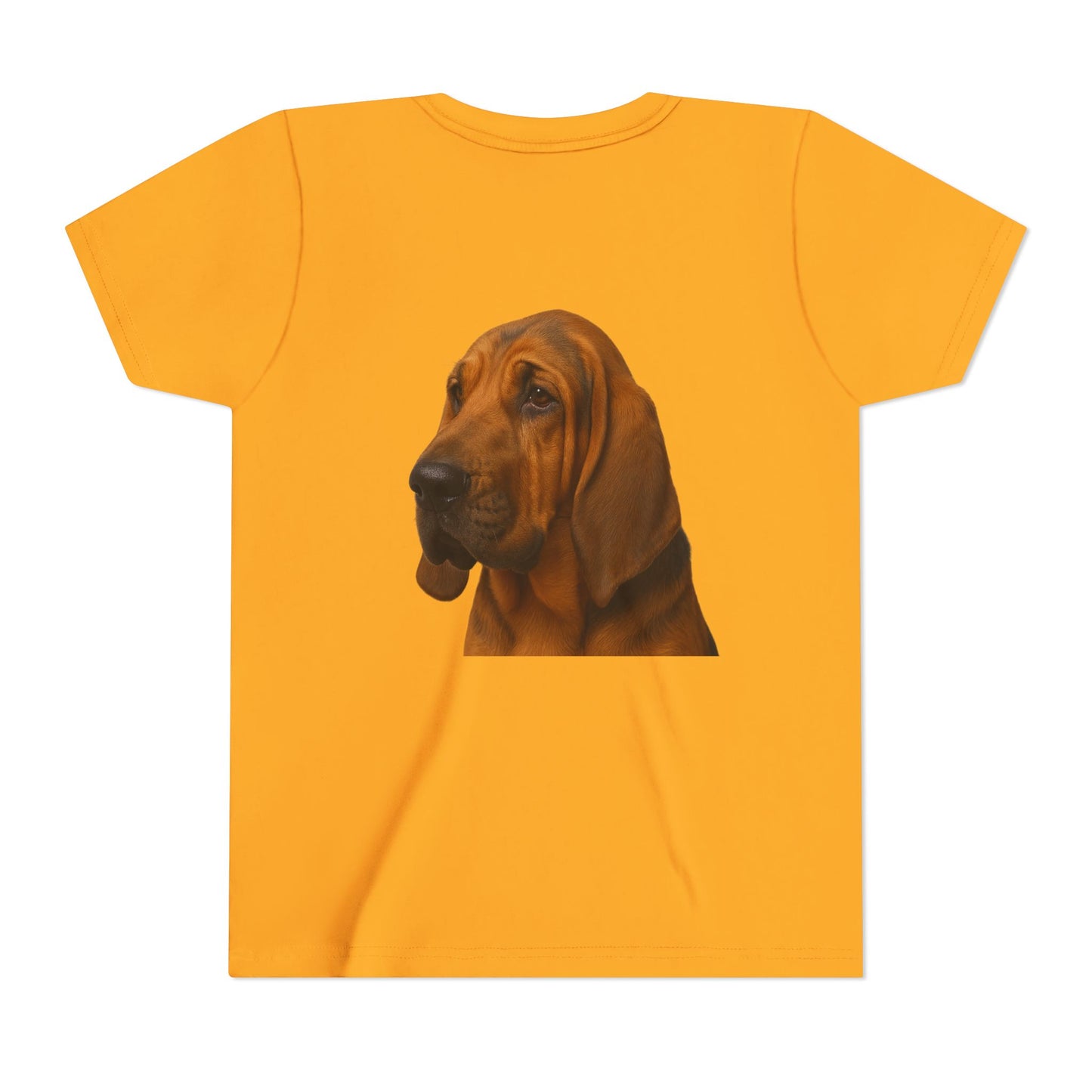 Bloodhound Head Youth Unisex Short Sleeve Crewneck Tee