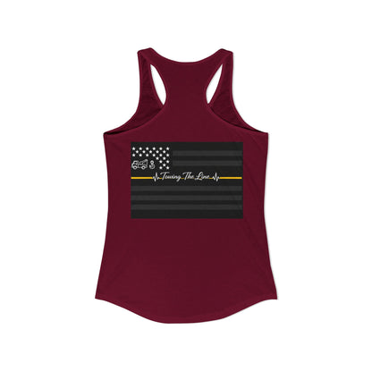 Thin Yellow Line Women's Racerback Tank