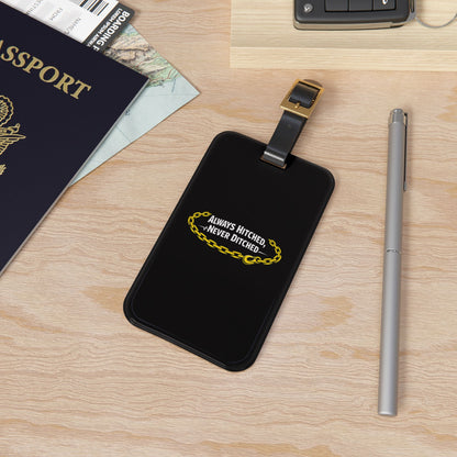 Always Hitched Leather Strap Luggage Tag