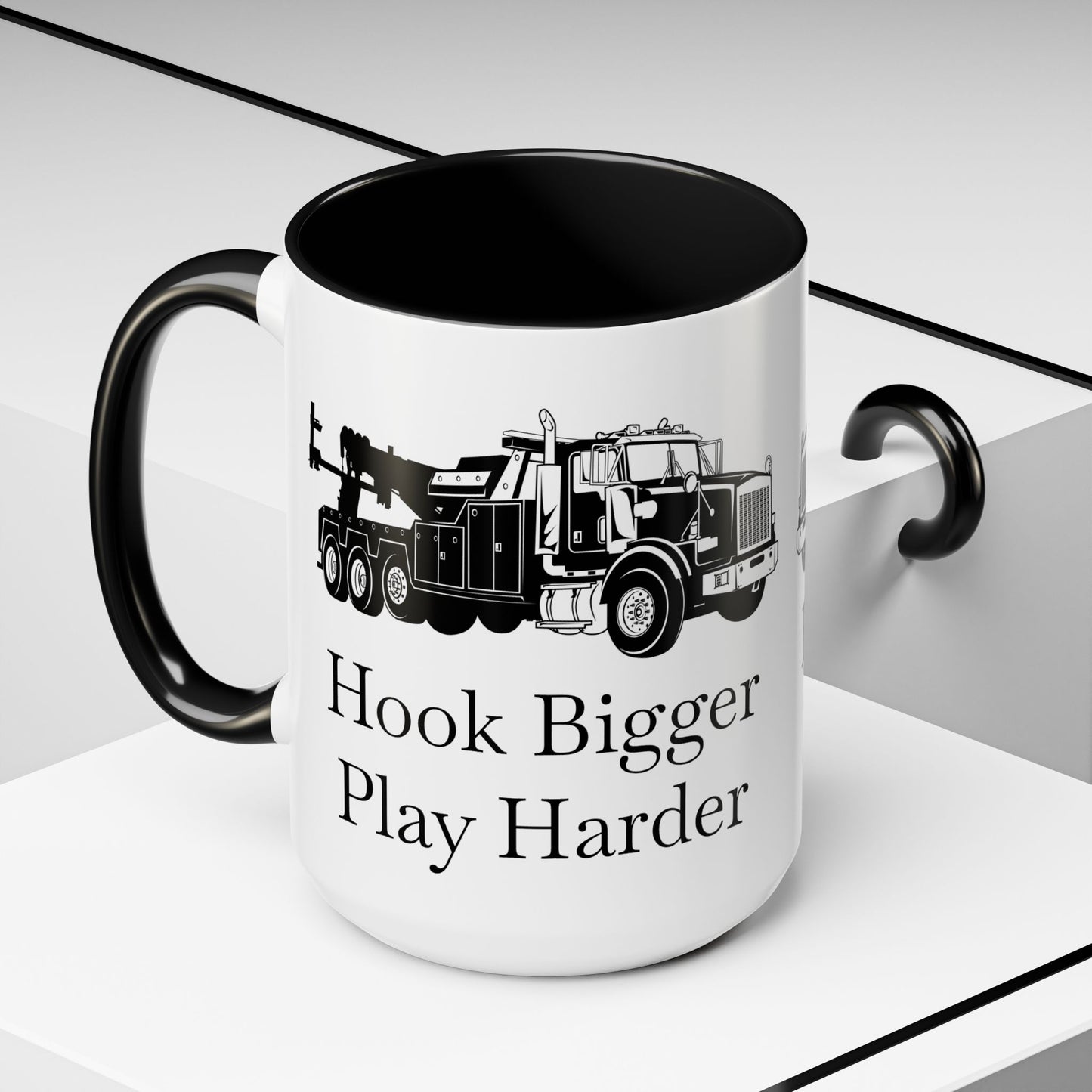 Hook Bigger 2-Tone Coffee Mug