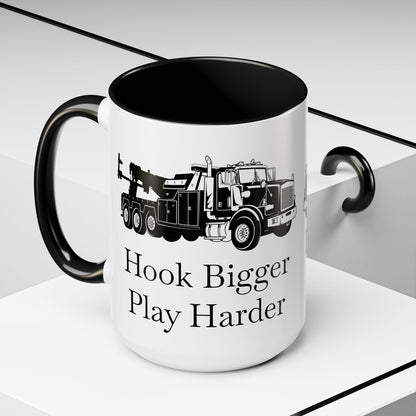 Hook Bigger 2-Tone Coffee Mug
