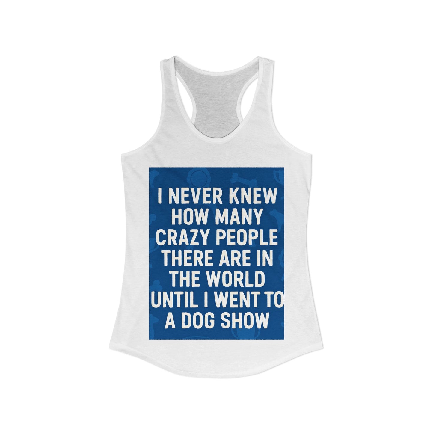 Never Knew Women's Racerback Tank