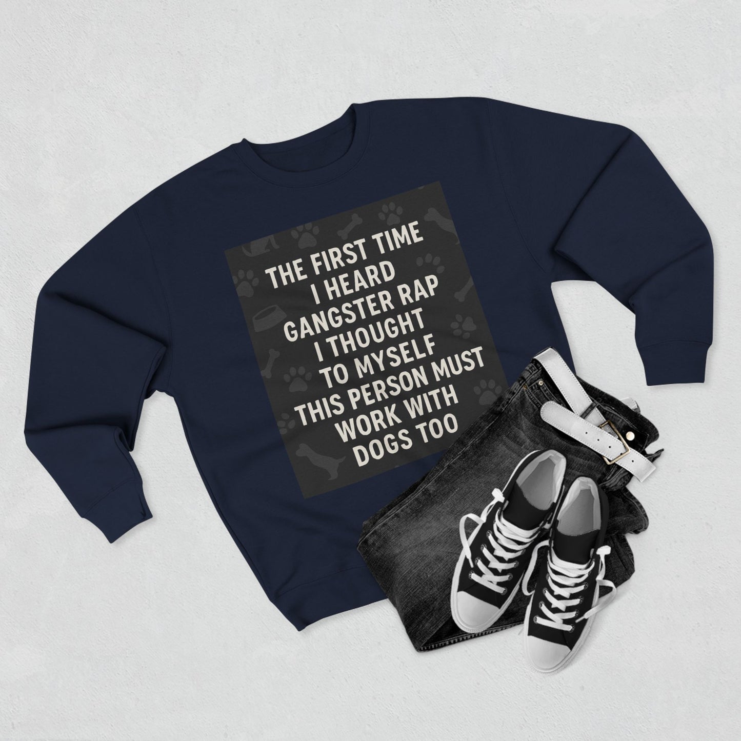 Gangster Rap Unisex Crewneck Sweatshirt