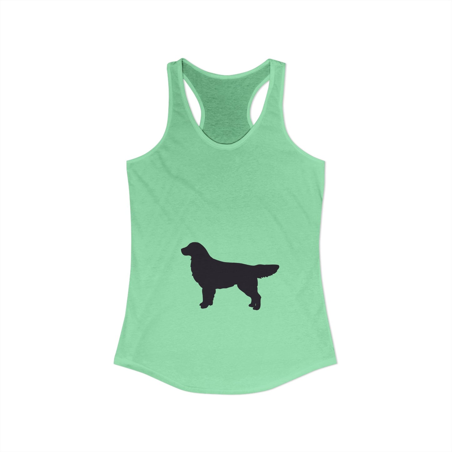 Golden Silhouette Women's Racerback Tank