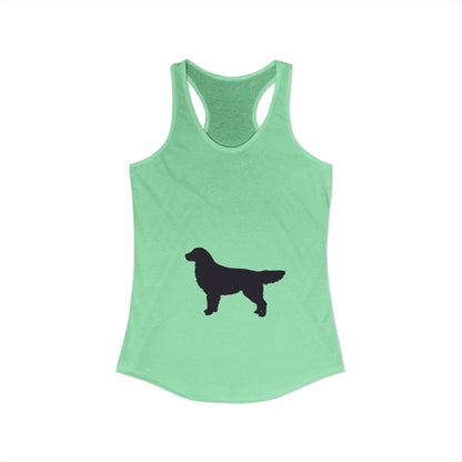 Golden Silhouette Women's Racerback Tank