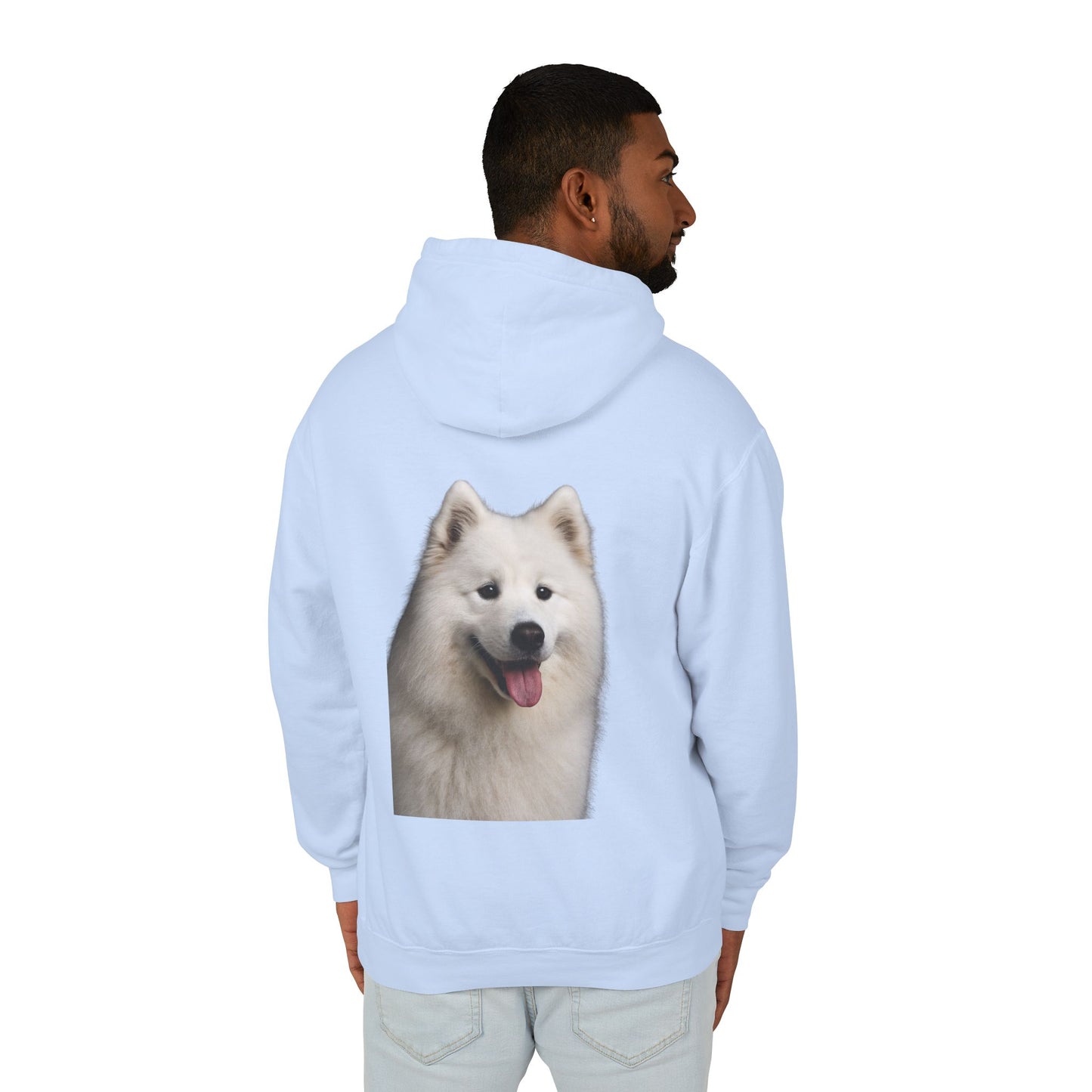 Samoyed Head Unisex Lightweight Hoodie