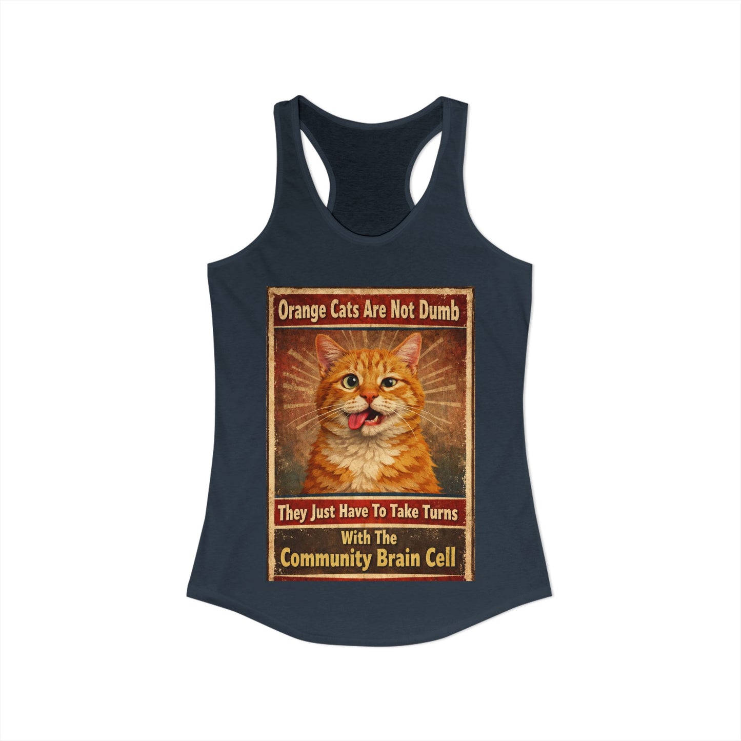 Community Brain Cell Women's Racerback Tank