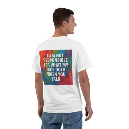 When You Talk Men's Short-Sleeve Crewneck Tee