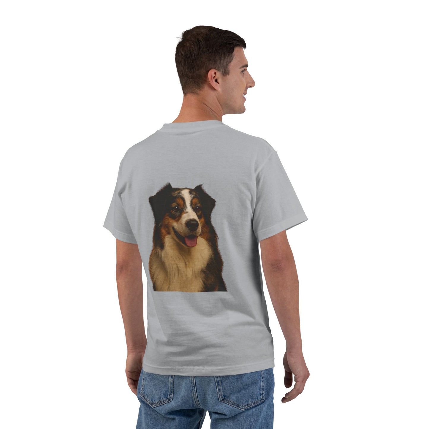 Aussie Head Men's Short-Sleeve Crewneck Tee