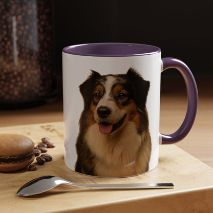 Aussie Head 2-Tone Coffee Mug