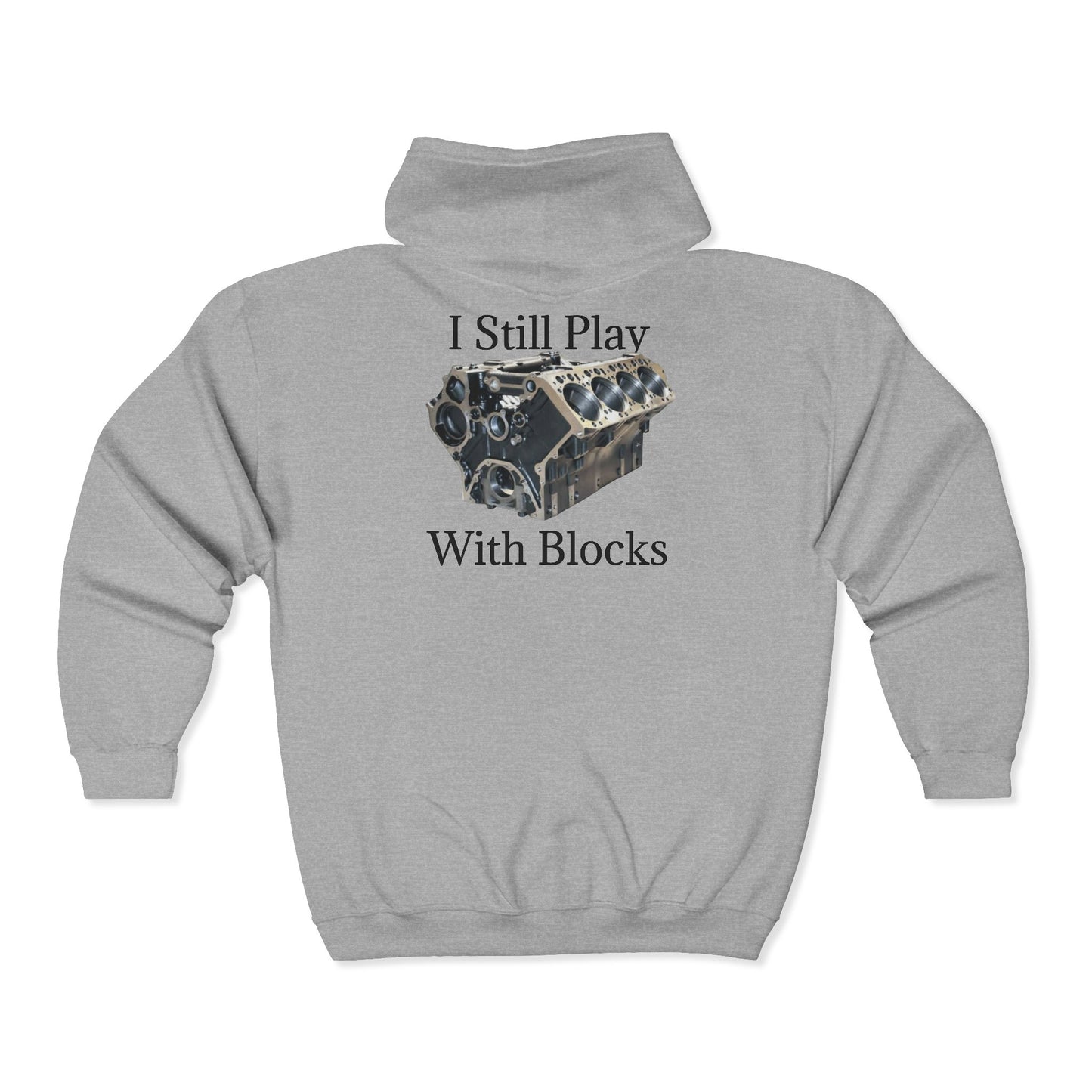 Play With Blocks Unisex Full Zip Hoodie