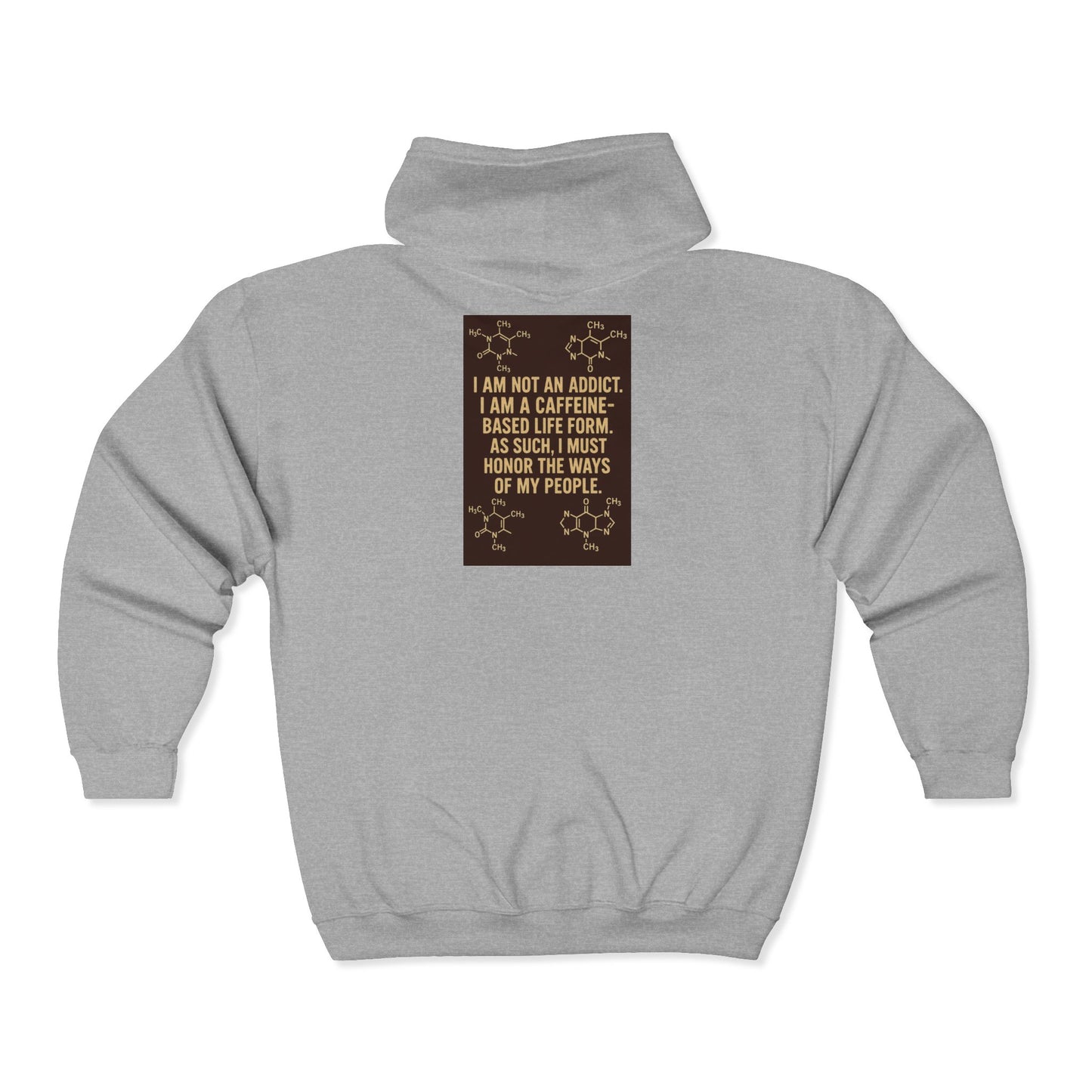 Not An Addict Unisex Full Zip Hoodie
