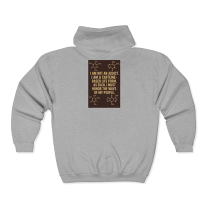 Not An Addict Unisex Full Zip Hoodie