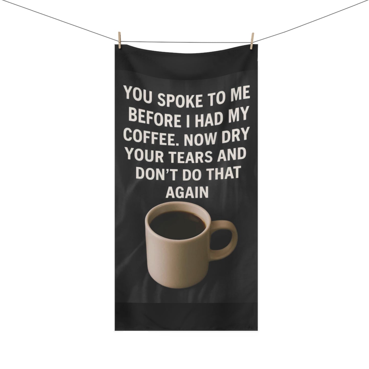 Dry Your Tears Mink-Cotton  Beach Towel