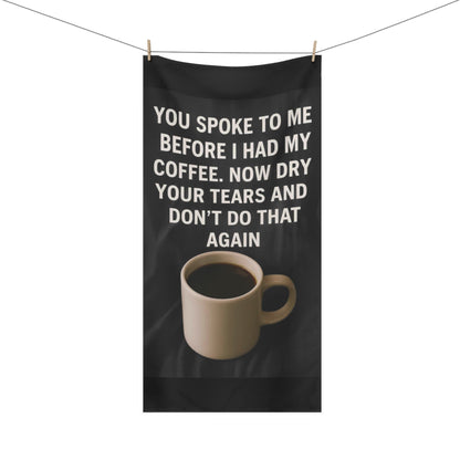 Dry Your Tears Mink-Cotton  Beach Towel