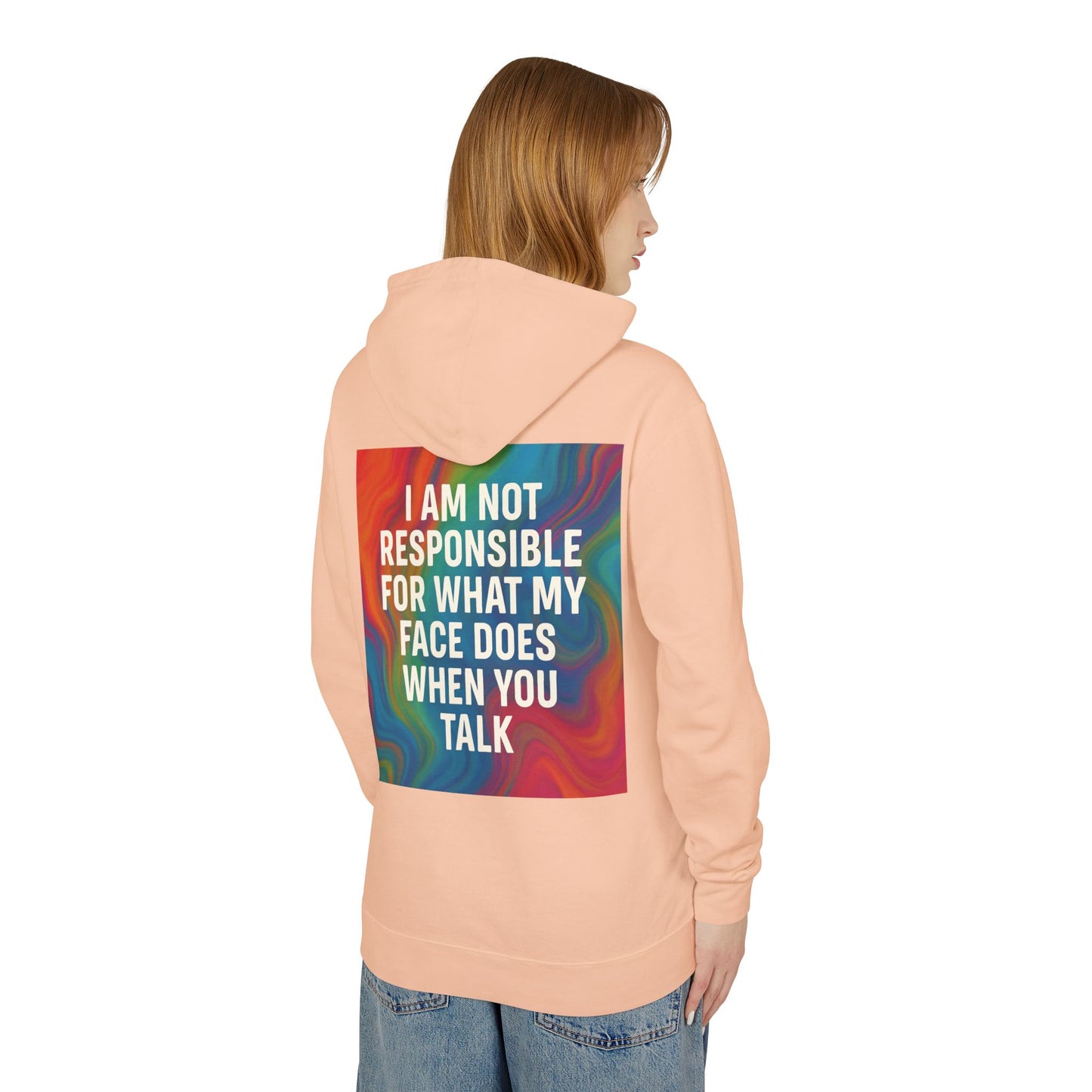 When You Talk Unisex Lightweight Hoodie