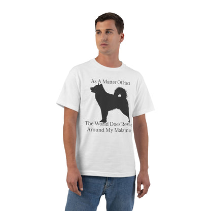 Matter Of Fact Malamute Men's Short-Sleeve Crewneck Tee
