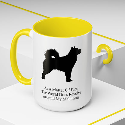 Matter Of Fact Malamute 2-Tone Coffee Mug