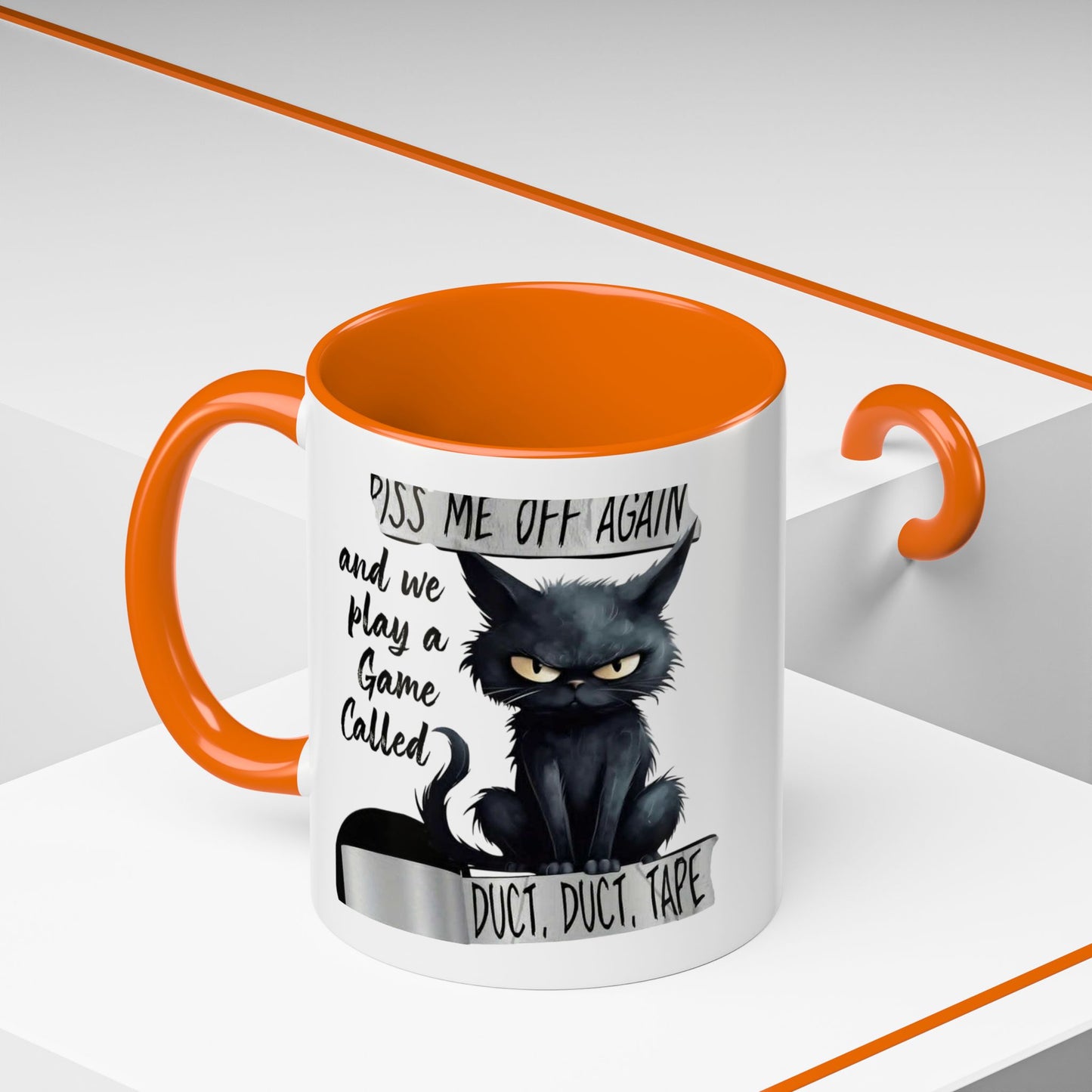 Duct, Duct, Tape 2-Tone Coffee Mug