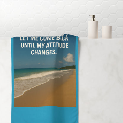 Time Out Mink-Cotton  Beach Towel