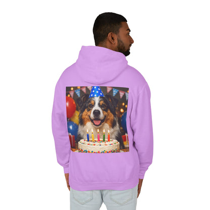 Birthday Buddy Aussie Unisex Lightweight Hoodie
