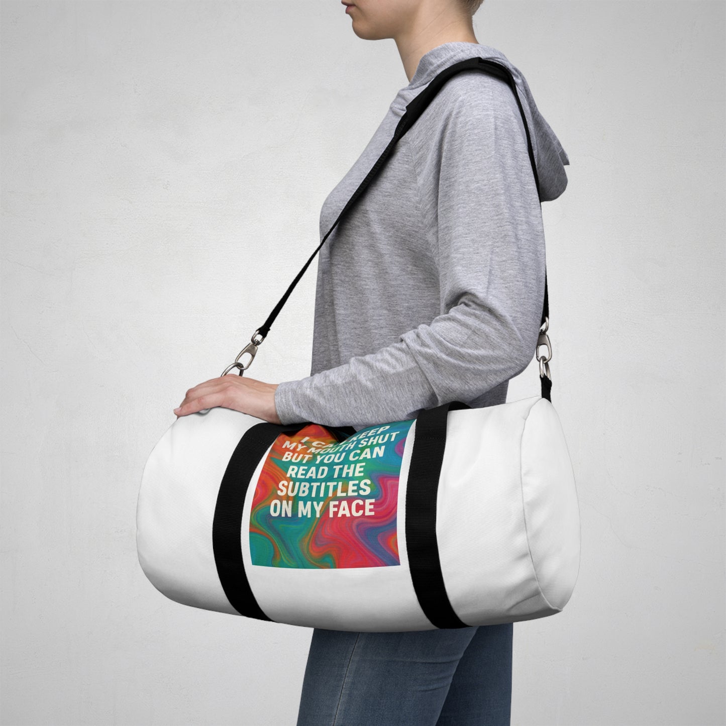 Subtitles Duffel Bag