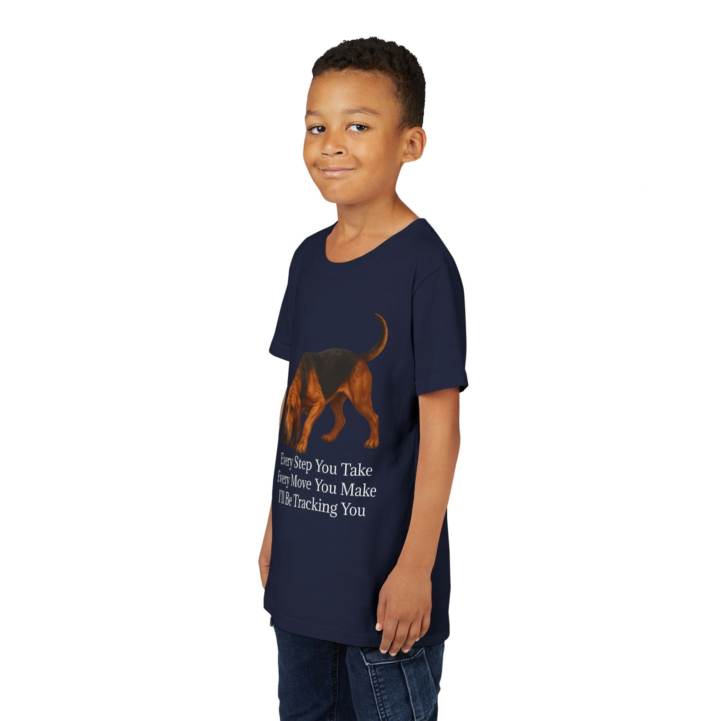 Tracking You Youth Unisex Short Sleeve Crewneck Tee