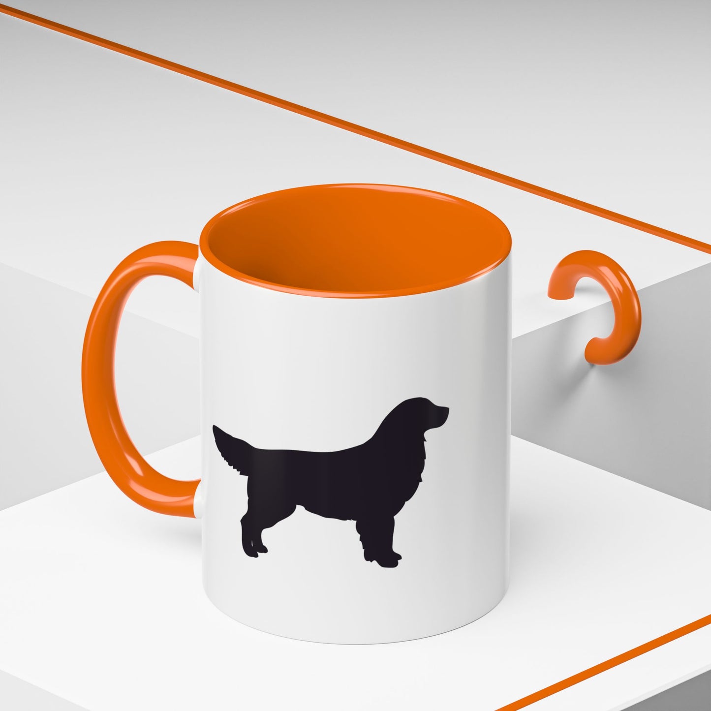 Golden Silhouette 2-Tone Coffee Mug