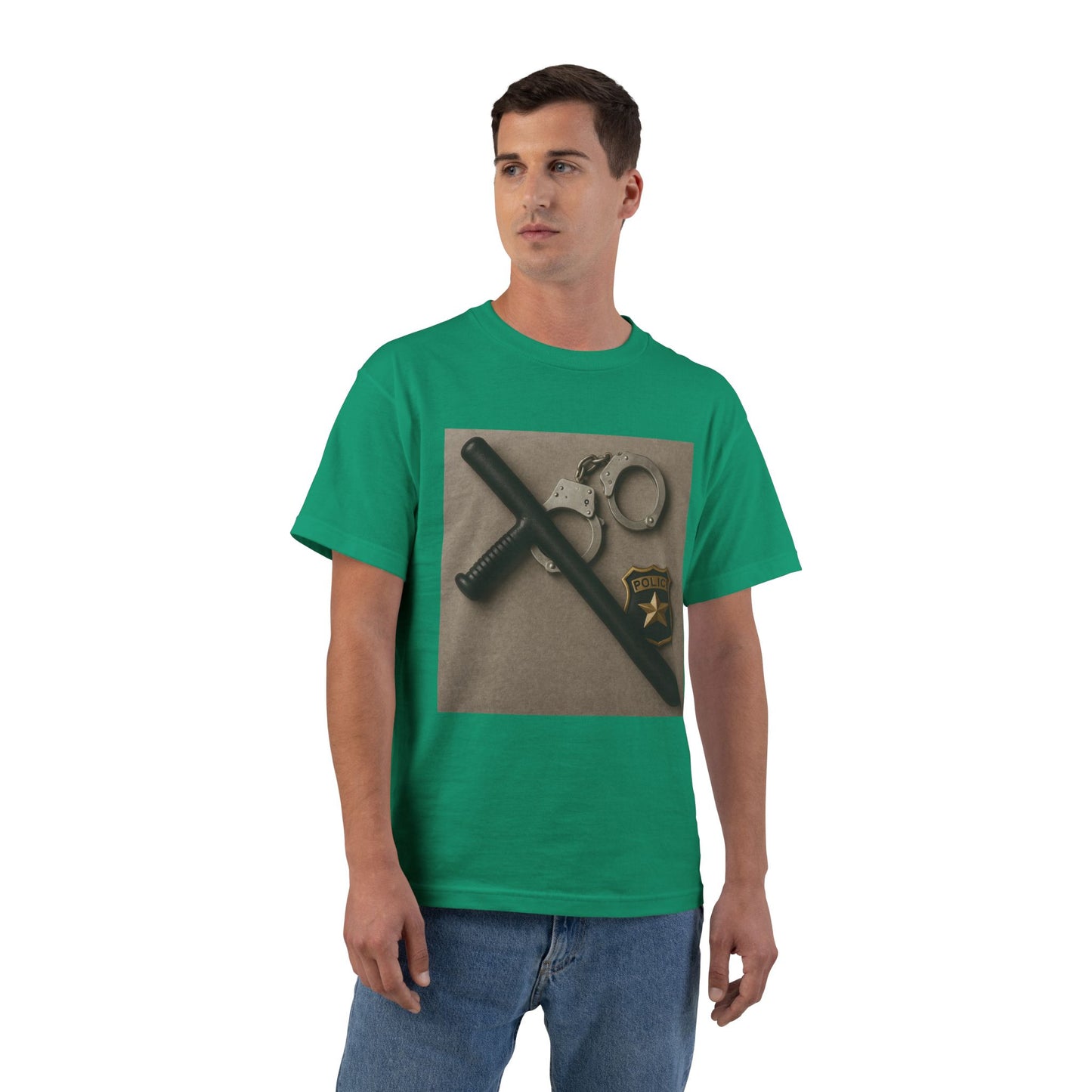 Law Enforcement Appreciation Men's Short-Sleeve Crewneck Tee