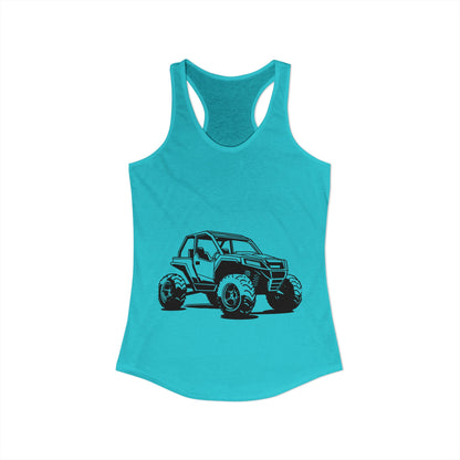 Off The Beaten Path Side By Side Women's Racerback Tank