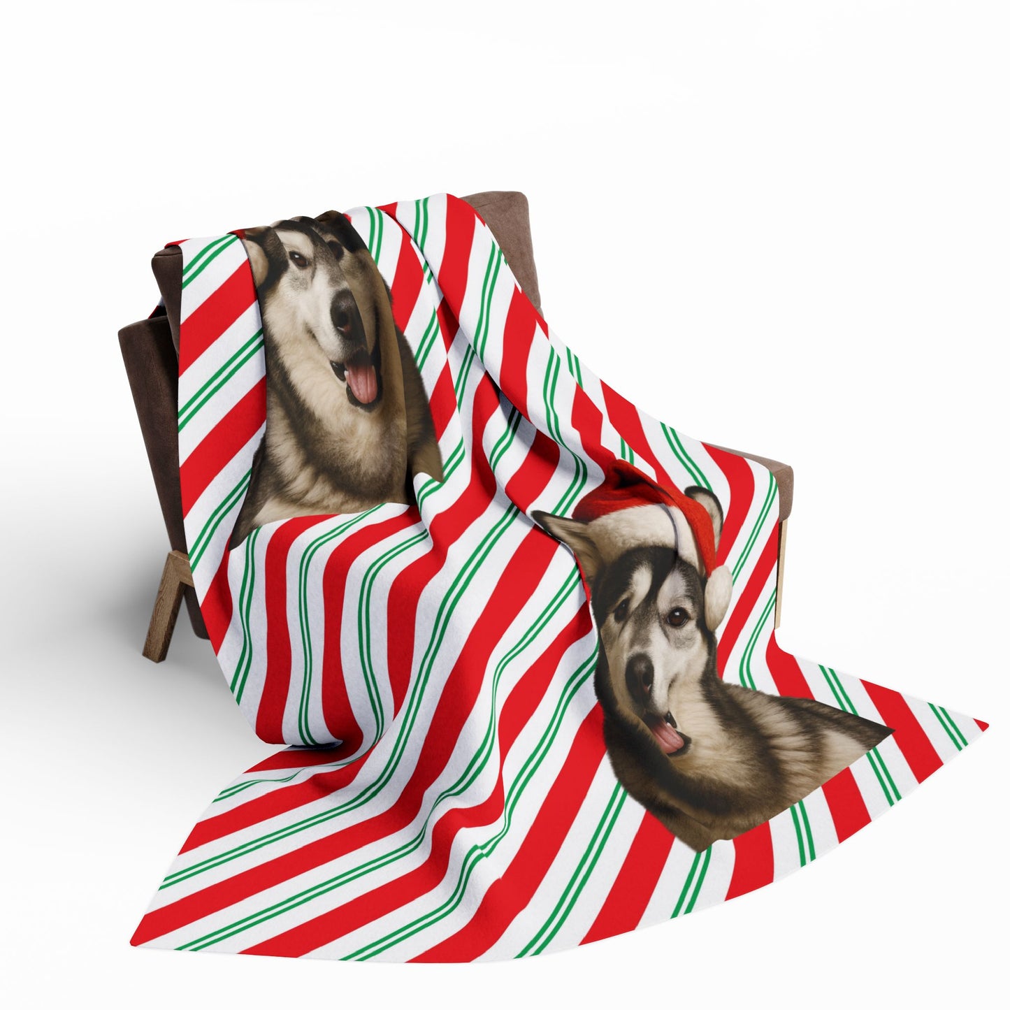 Santa Paws Malamute Arctic Fleece Blanket