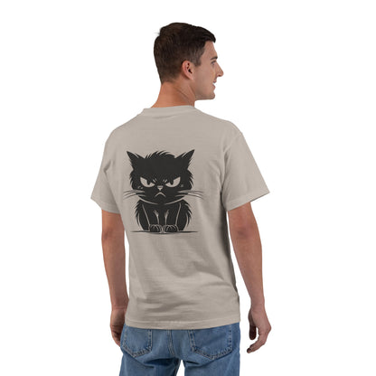 Angry Cat Men's Short-Sleeve Crewneck Tee