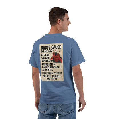 Stupid People Men's Short-Sleeve Crewneck Tee